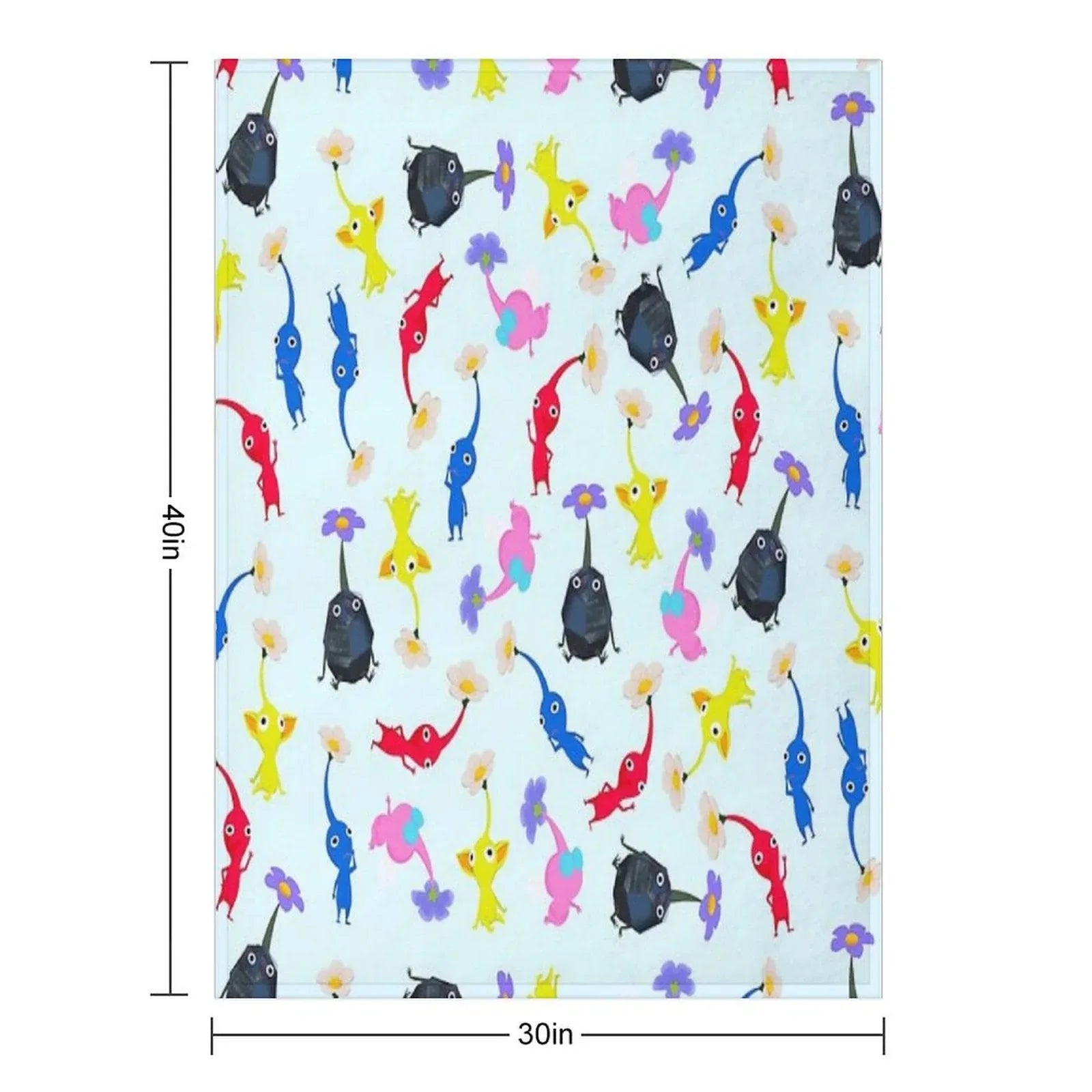 Pikmin Throw Blanket