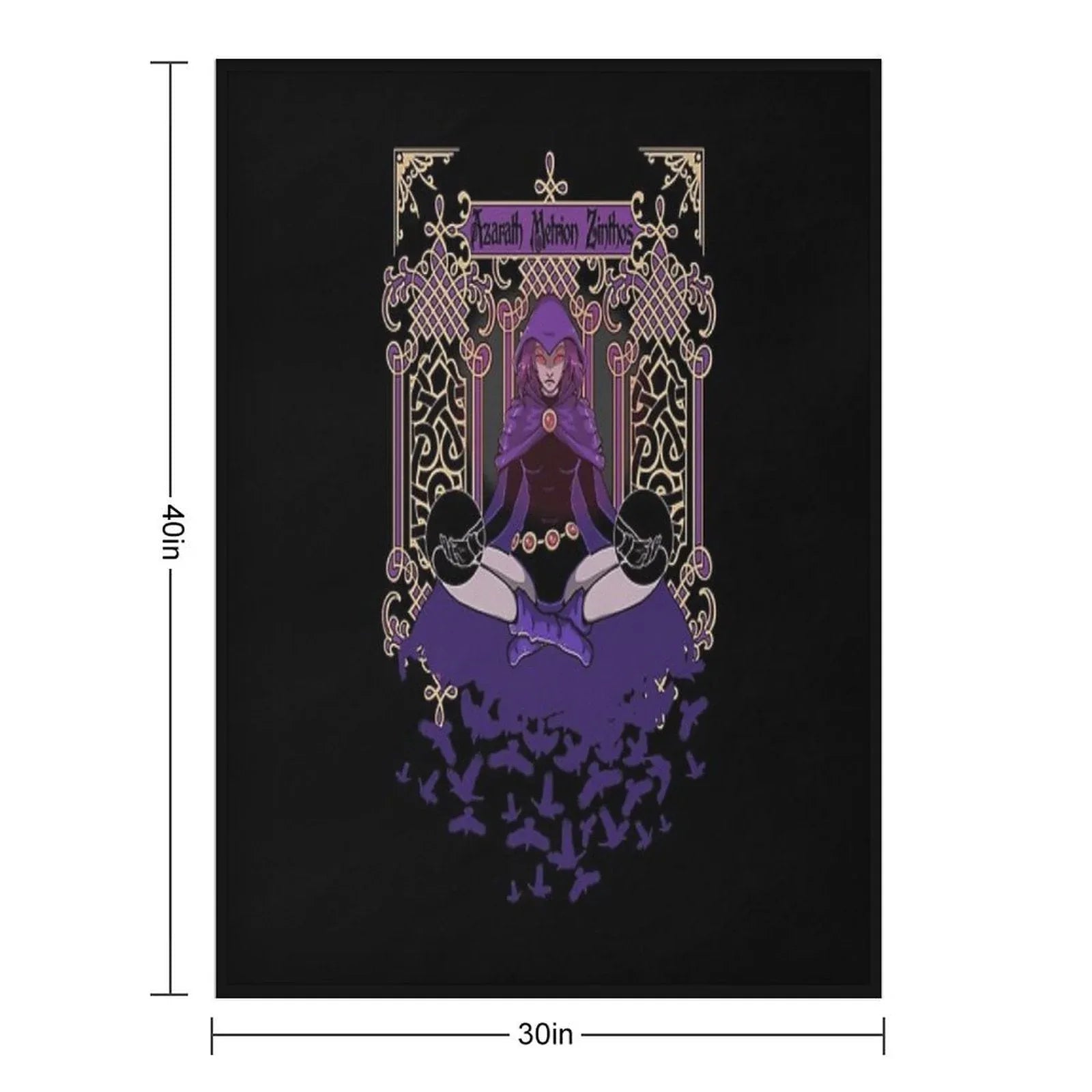Raven Teen Titans Throw Blanket