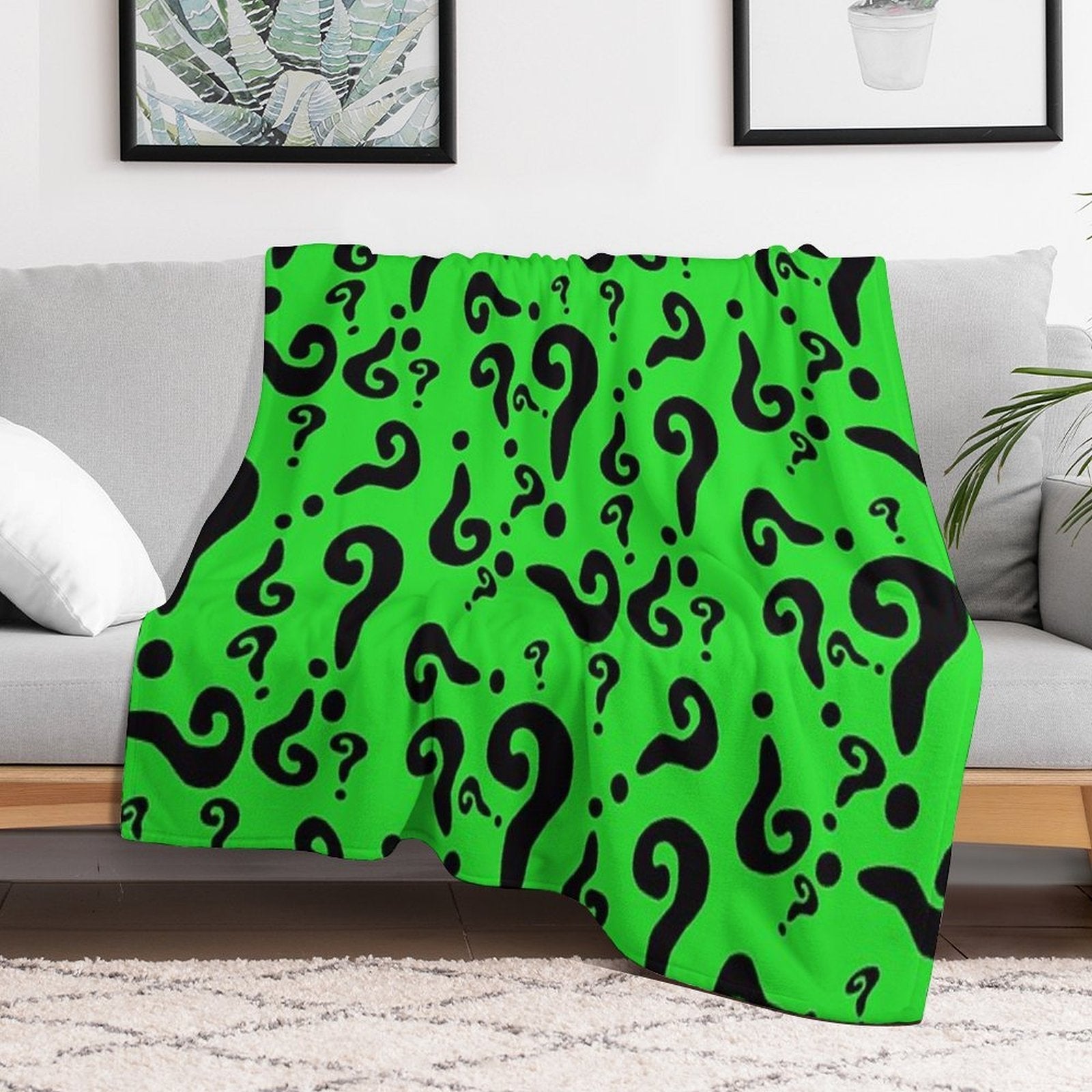The Riddler Shrink-resistant Throw Blanket