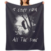 Men Women The Crow Halloween Gifts For Music Fans Sustainable Throw Blanket