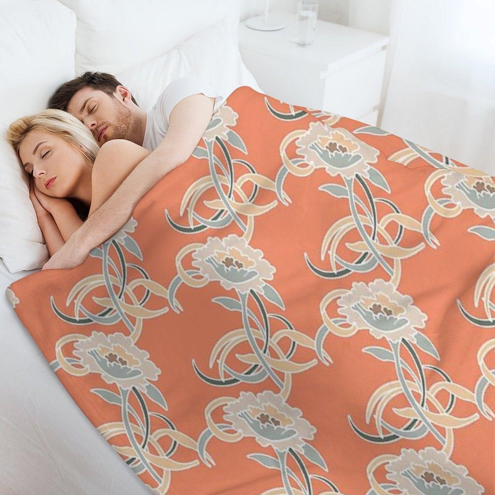 Golden Girls Couch Pattern Throw Blanket