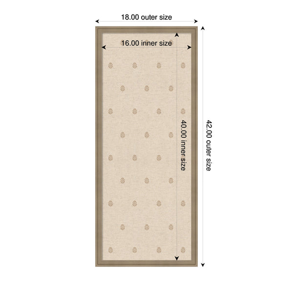 Pinboard Beige Botanical Block Print