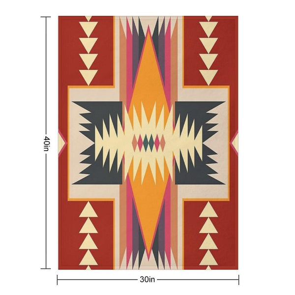 Navajo Design Eight Throw Blanket
