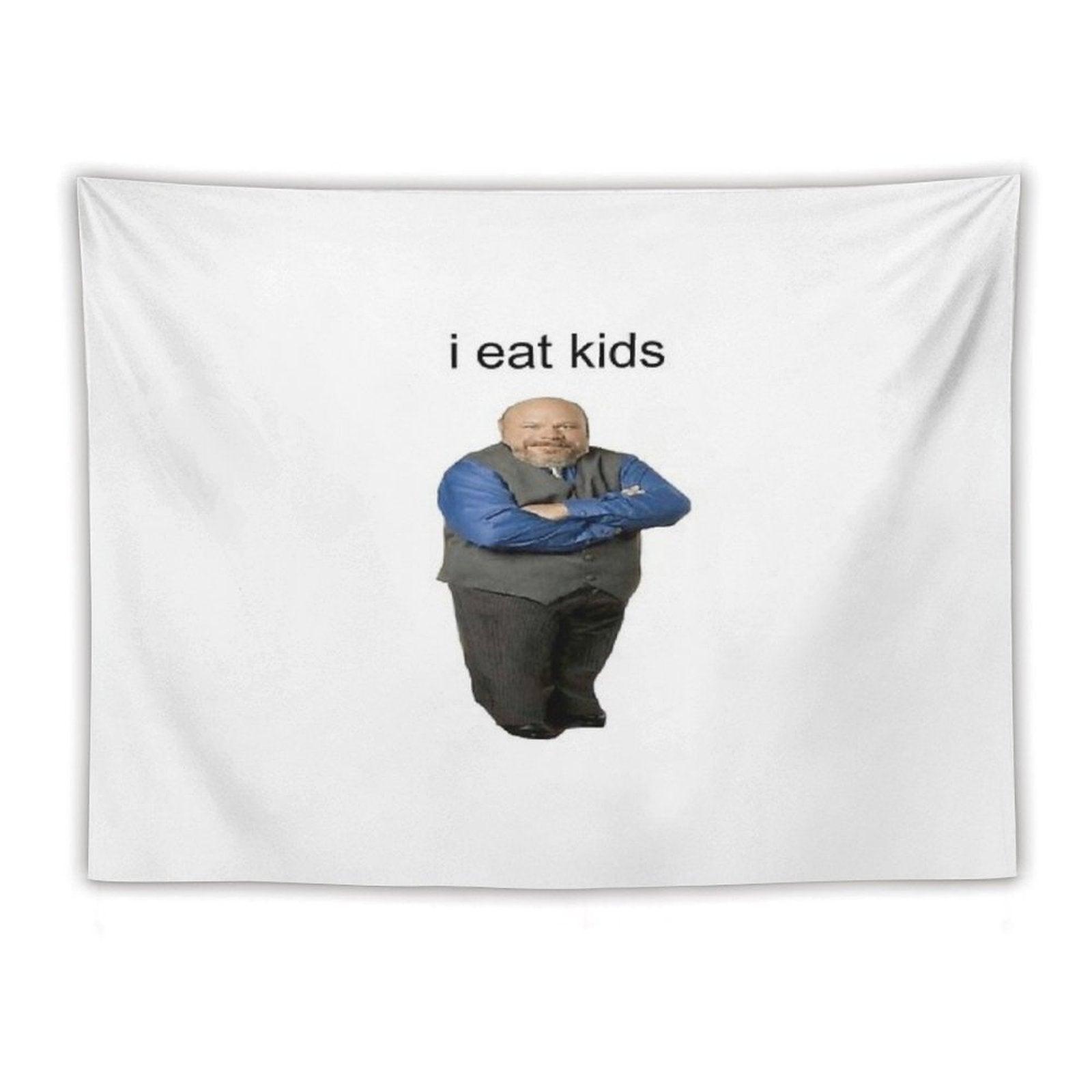 Bertram Eats Kids Tapestry