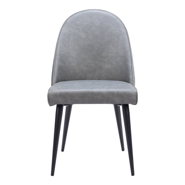 Silloth Armless Dining Chair (Set of 2) Gray