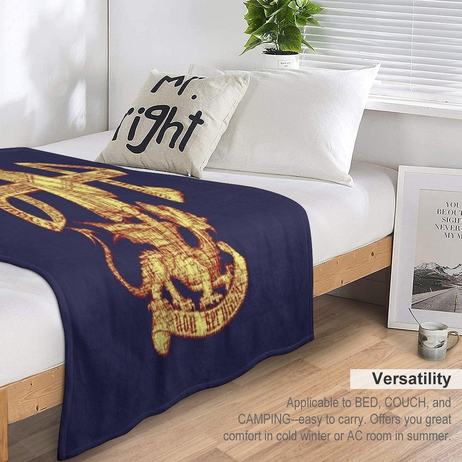Saint St Michael Archangel, Catholic Archangel, Angel Defender Throw Blanket