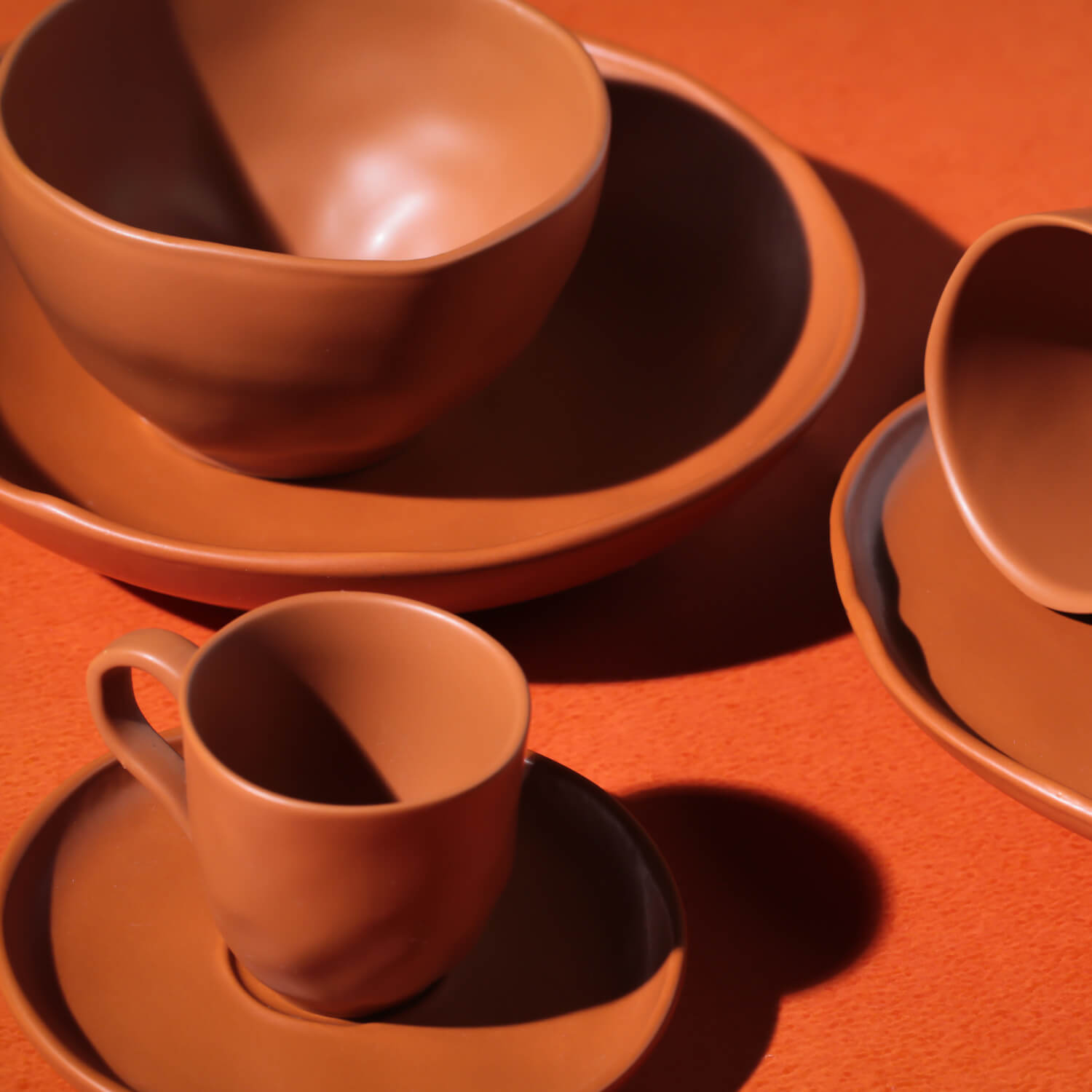 Coffee Cup & Saucer Set of 6