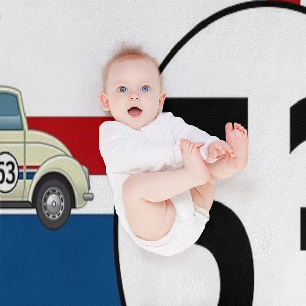Herbie Fully Loaded Fan Art Shrink-resistant Throw Blanket