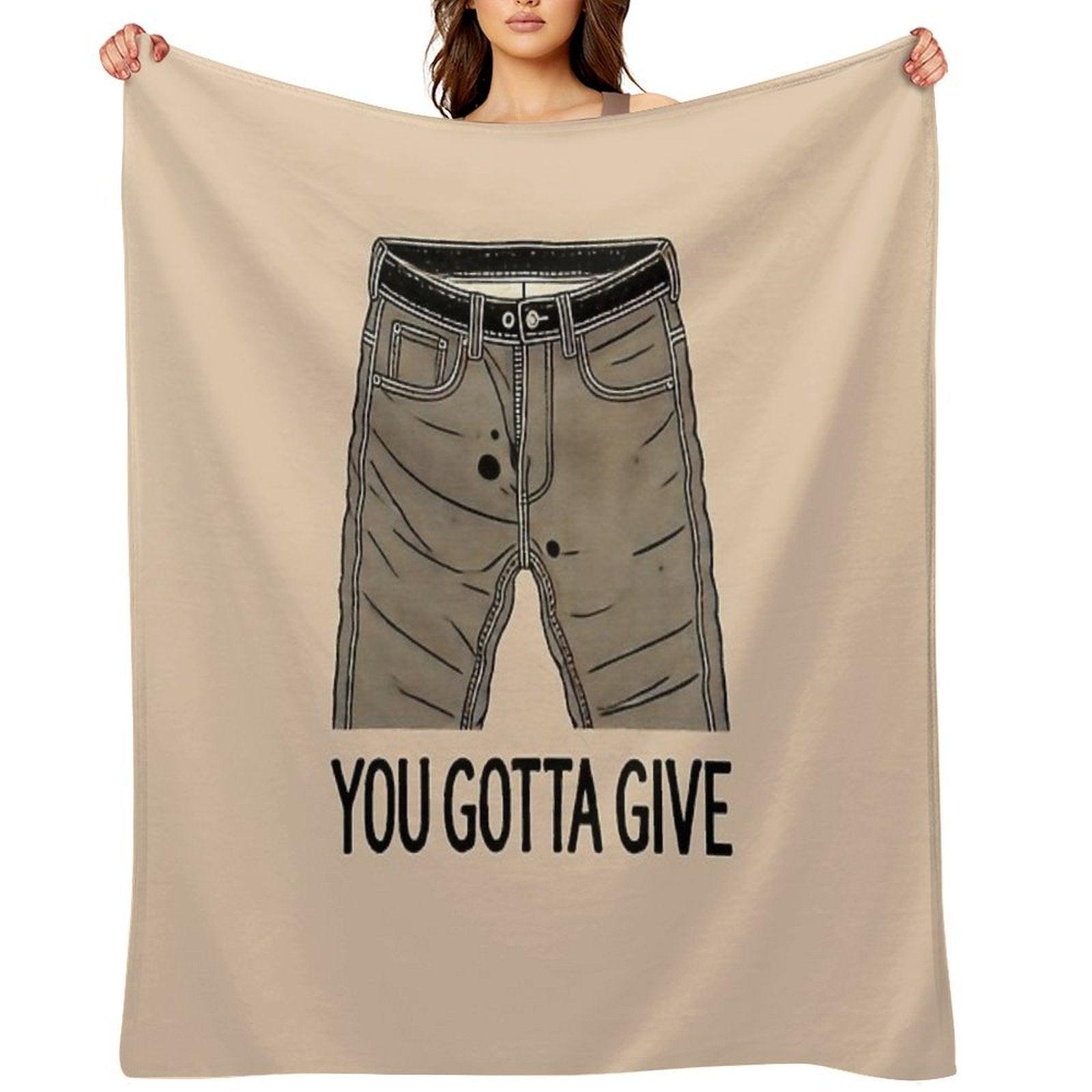 Calico Cut Pants ITYSL Throw Blanket