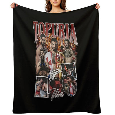 Ilia Topuria El Matador Signature Premium Throw Blanket