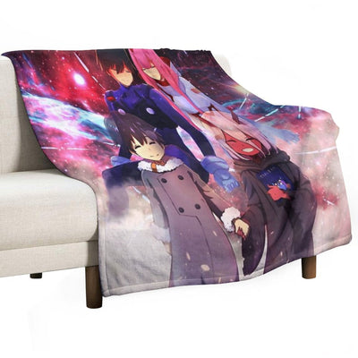 Darling In The FranXX 3 Wrinkle-free Throw Blanket