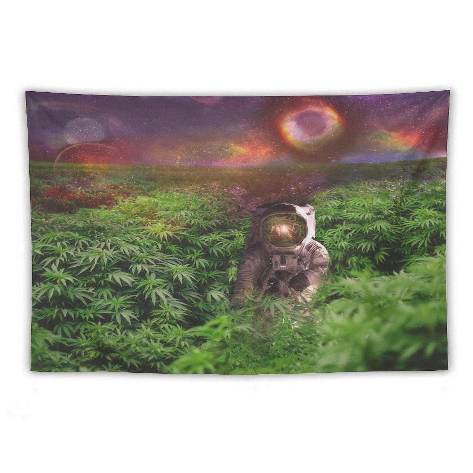 Astronaut in Planet Tapestry