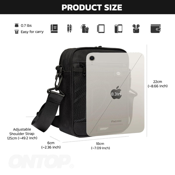 Mesh Pocket Crossbody Bag