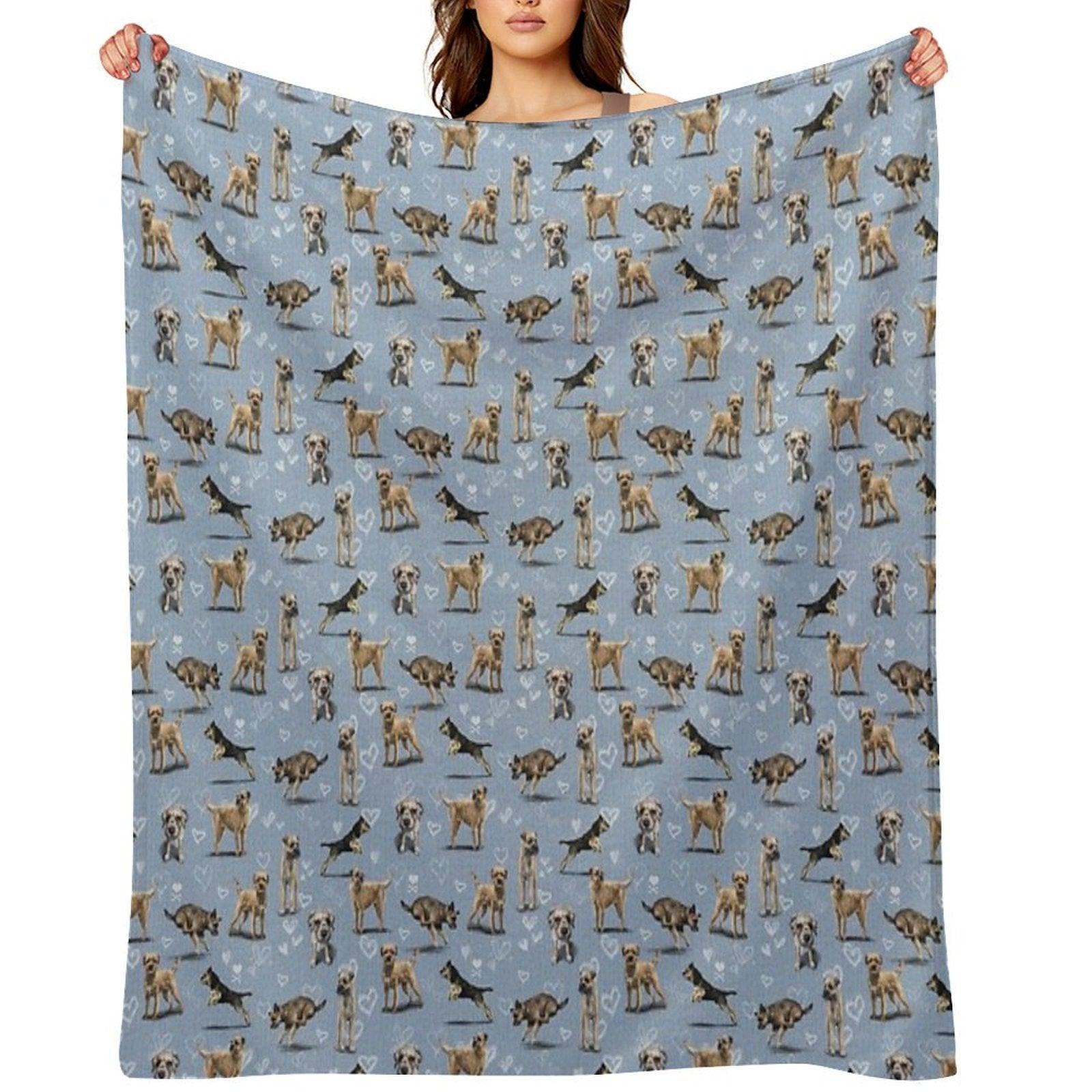 The Border Terrier Throw Blanket