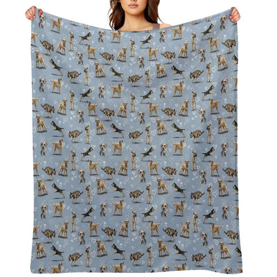 The Border Terrier Throw Blanket