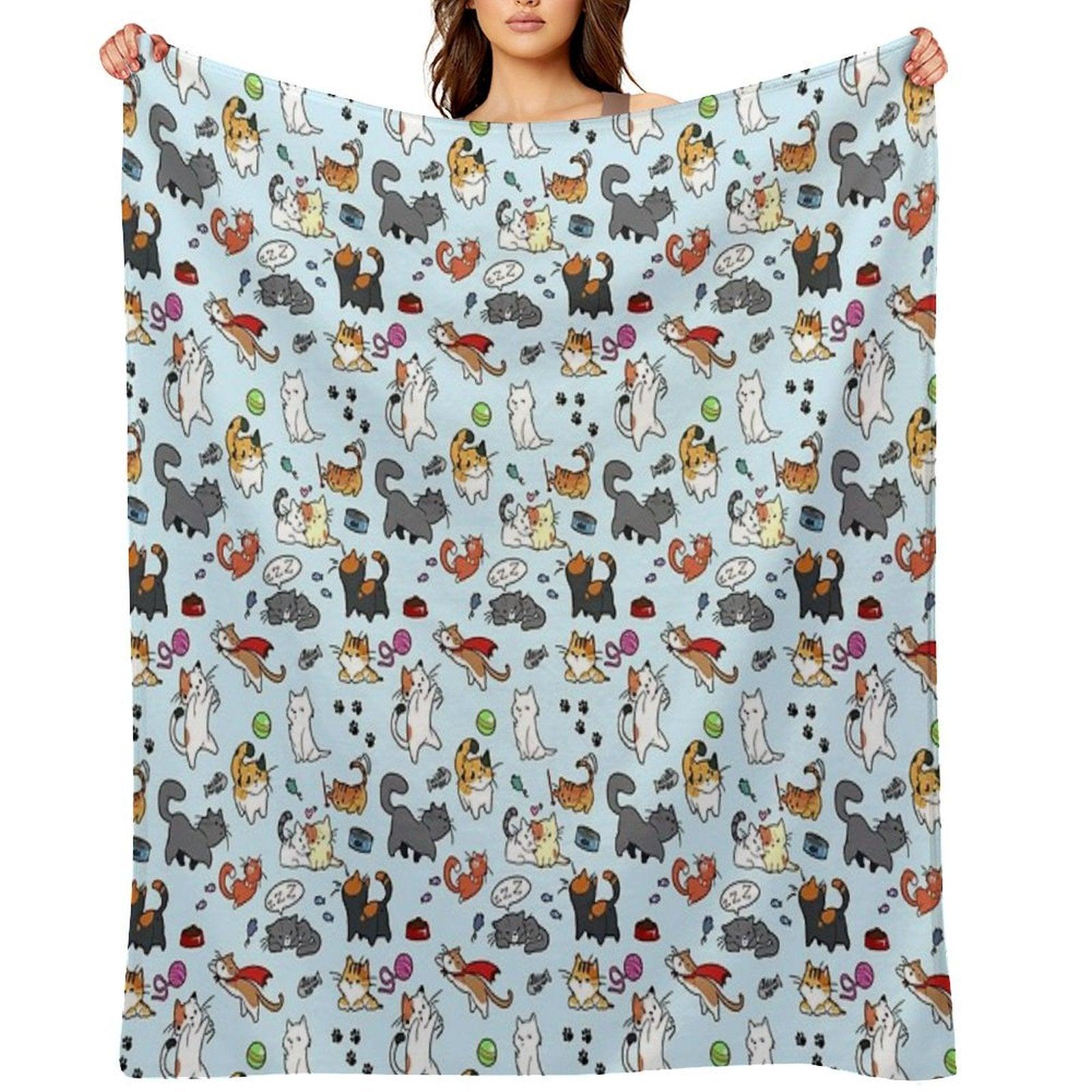 Cats!! Throw Blanket