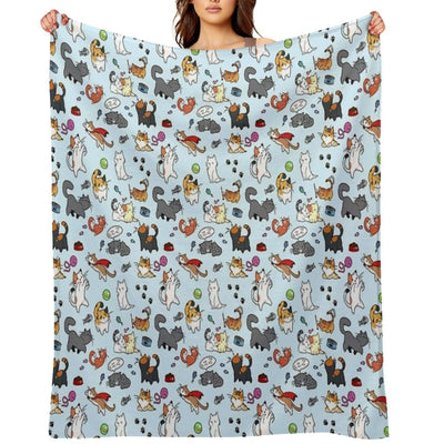 Cats!! Throw Blanket