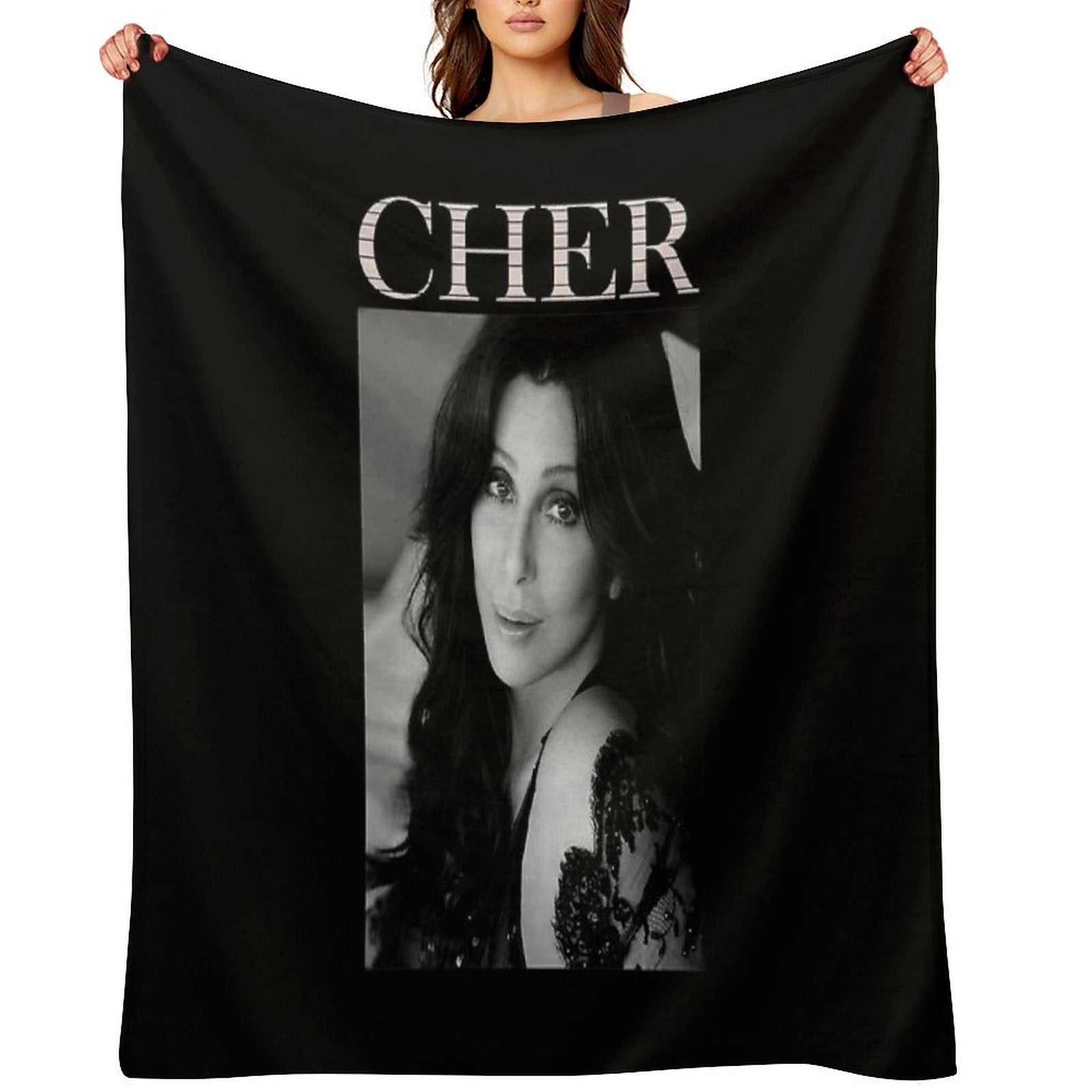 Women Cher's Gifts Music Everyone Lightweight Throw Blanket