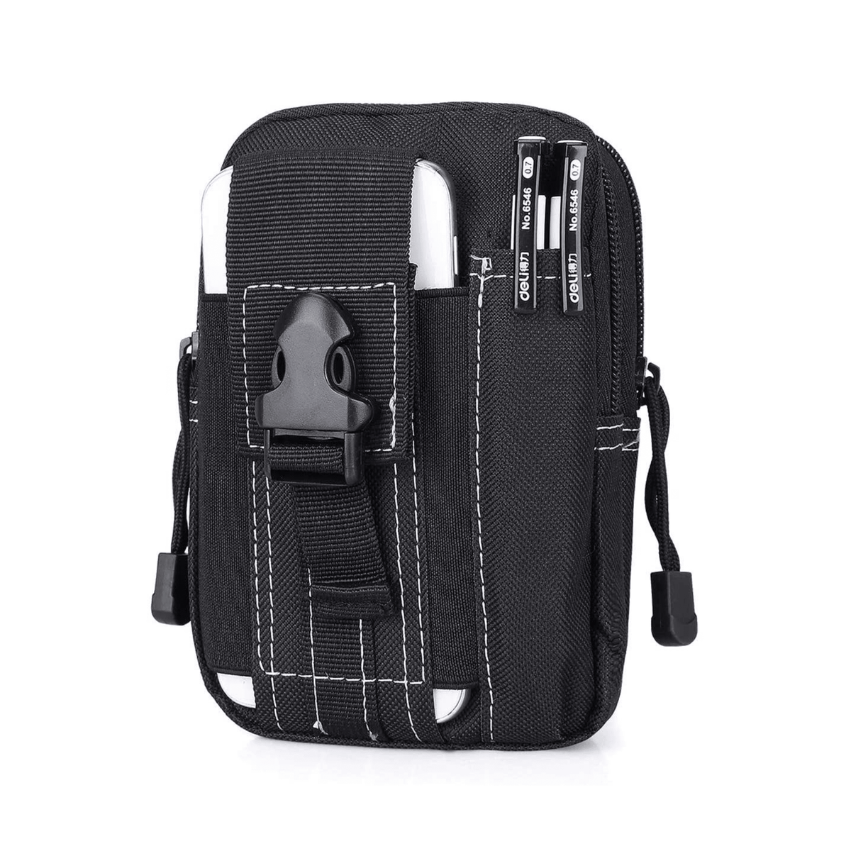 JupiterGear Tactical MOLLE Military Pouch Waist Bag for Hiking, Running and Outdoor Activities