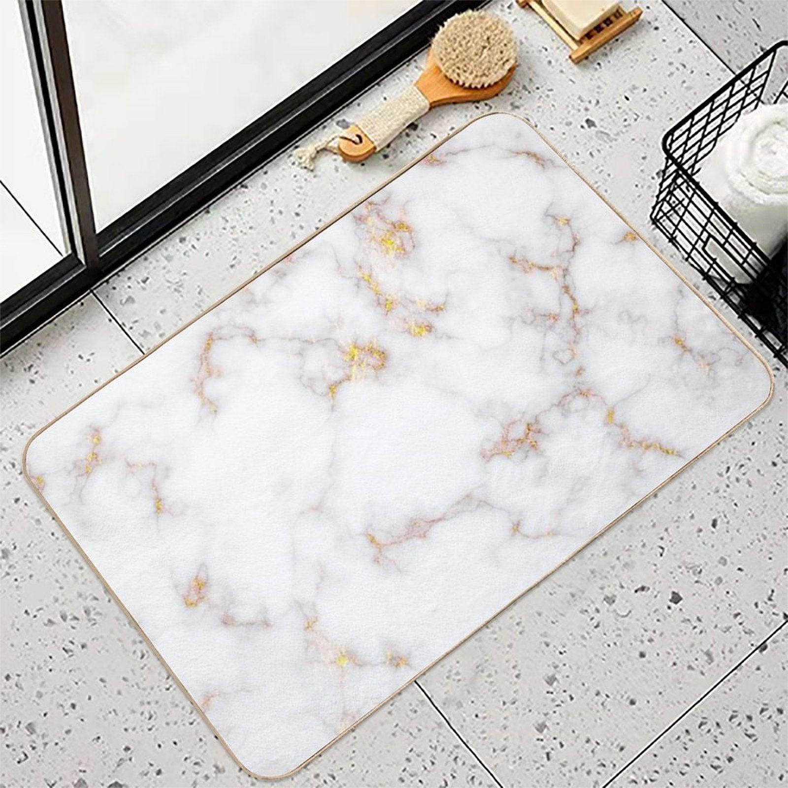 Marble - Gold Bath Mat