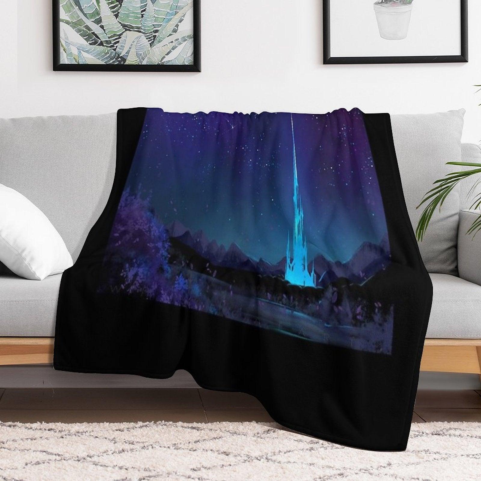 Lakeland at Night Throw Blanket