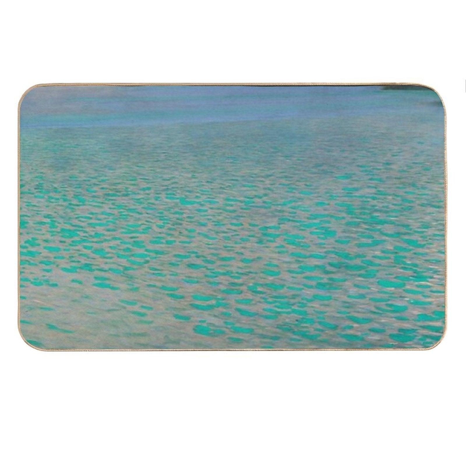 Gustav Klimt - On Lake Attersee Bath Mat