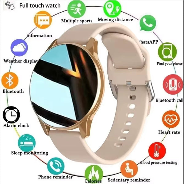 Glam Connect Smartwatch - Bluetooth Calls & Health Monitoring GOODSPHORIA.COM