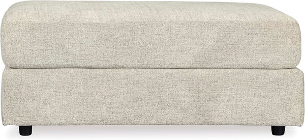 Soletren Oversized Ottoman Off White Modern Furniture