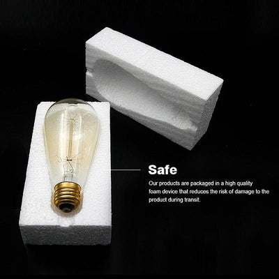 E27 Retro Edison Bulb AC 220V 110V 40W Dimmable Vintage Edison Light bulb ST64 G80 G95 T225 T300 Incandescent Lamp Edison Lamp Bravelight Antique Vintage Light Bulbs, T64 40W 2700K Warm Dimmable, Squirrel Cage Filament Edison Light Bulb for Table Lamp