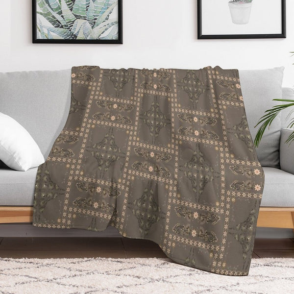 Hallowed Mirror Sustainable Throw Blanket