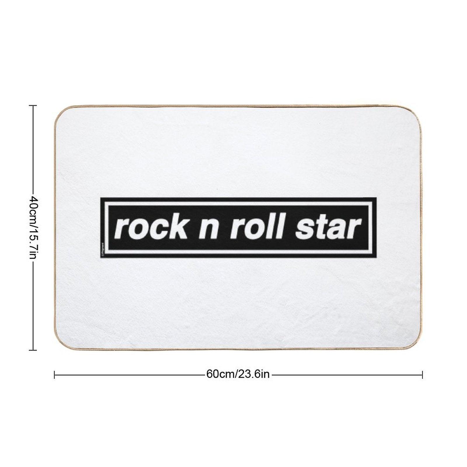 Rock N Roll Star - OASIS Band Tribute - MADE IN THE 90s Bath Mat