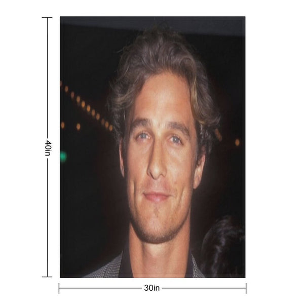 Matthew Mcconaughey Lightweight Throw Blanket