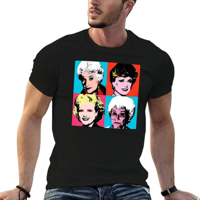 Golden Warhol Girls  Summer-ready Fabric T-Shirt