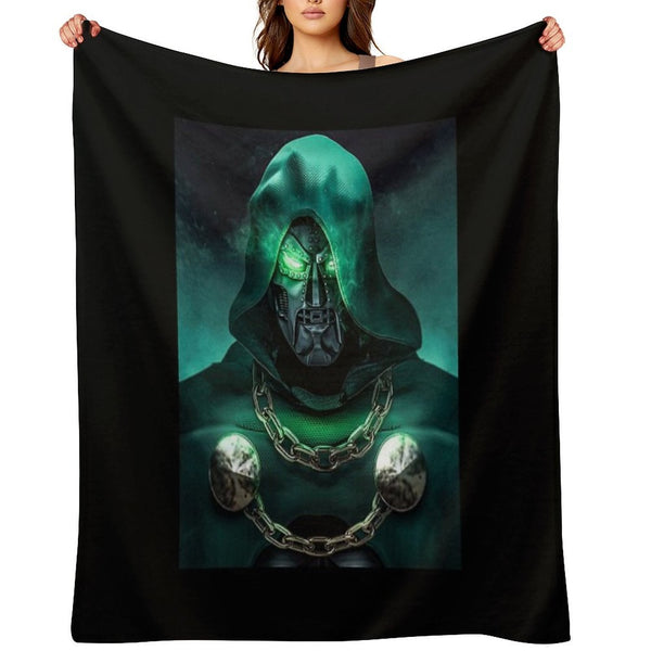 Doctor Doom Shrink-resistant Throw Blanket