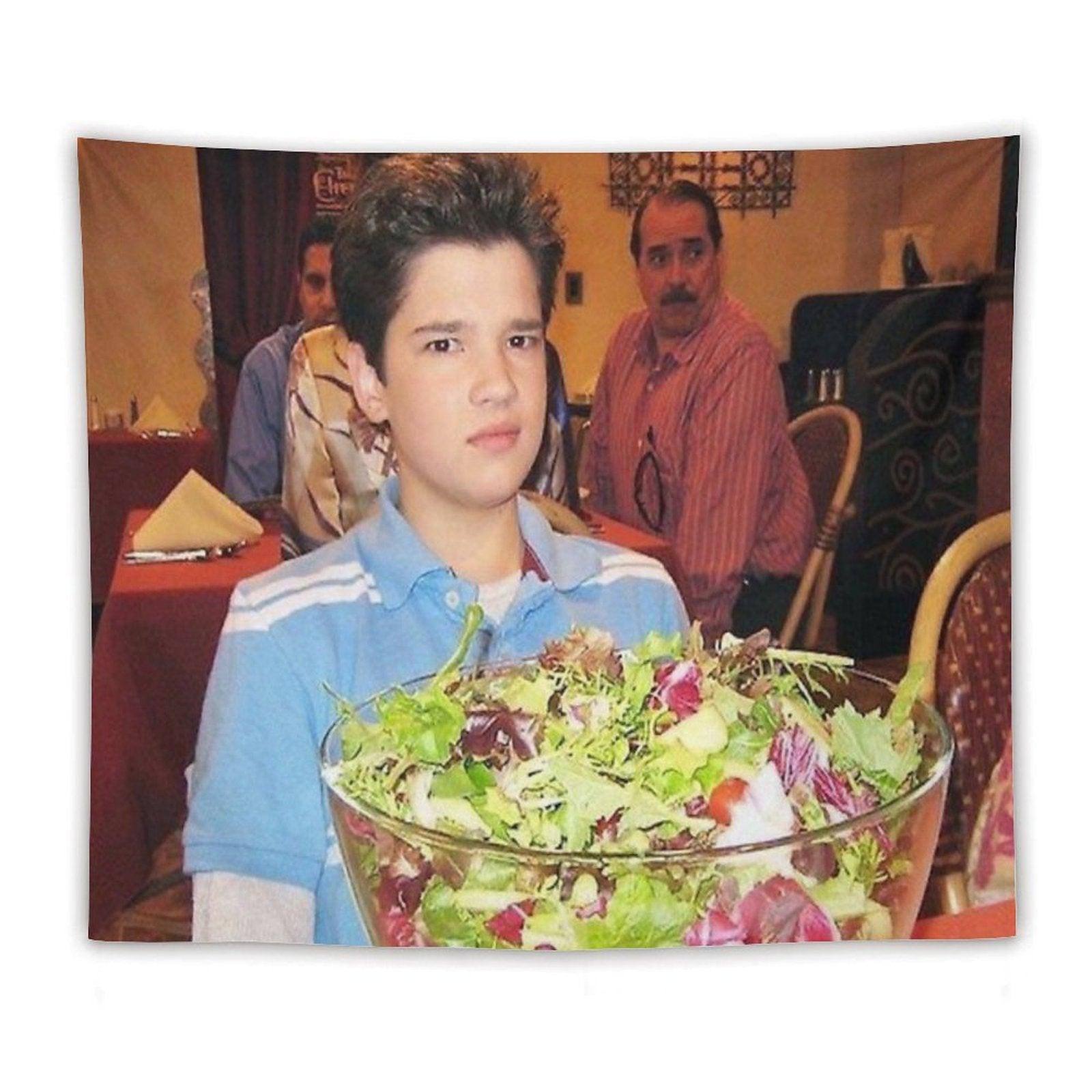 Freddie Benson with A Salad Tapestry
