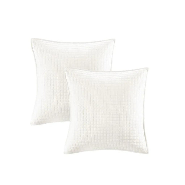 Brooklyn Cotton Jacquard Comforter Set with Euro Shams and Throw Pillows - Gifts for You 'n Me