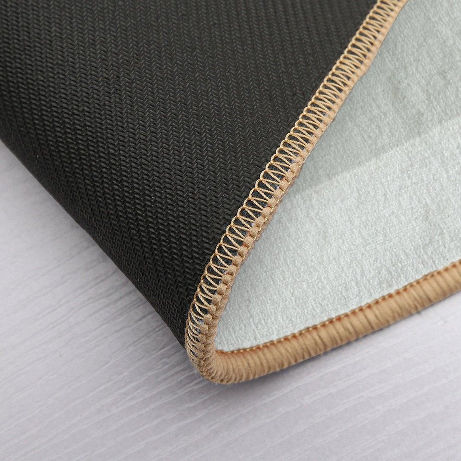 Sage Green Ombre Stripes Bath Mat