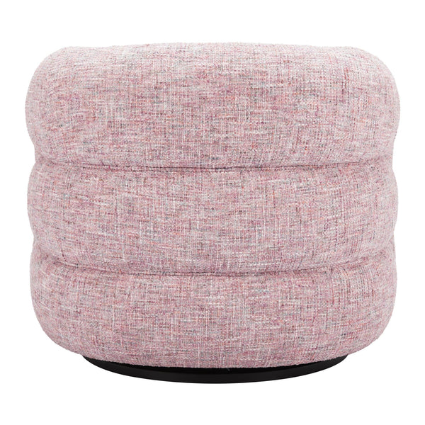Refine Swivel Chair Pink Tweed