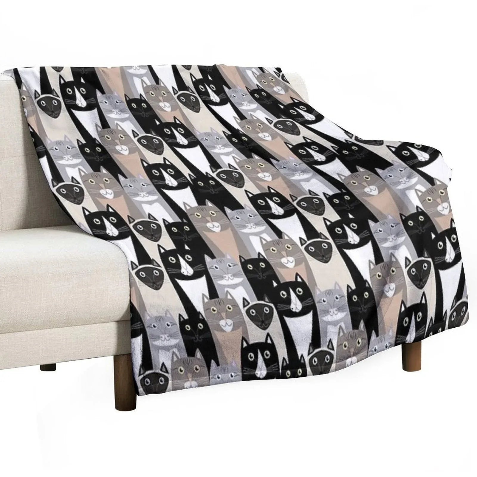 Cats #1 Throw Blanket