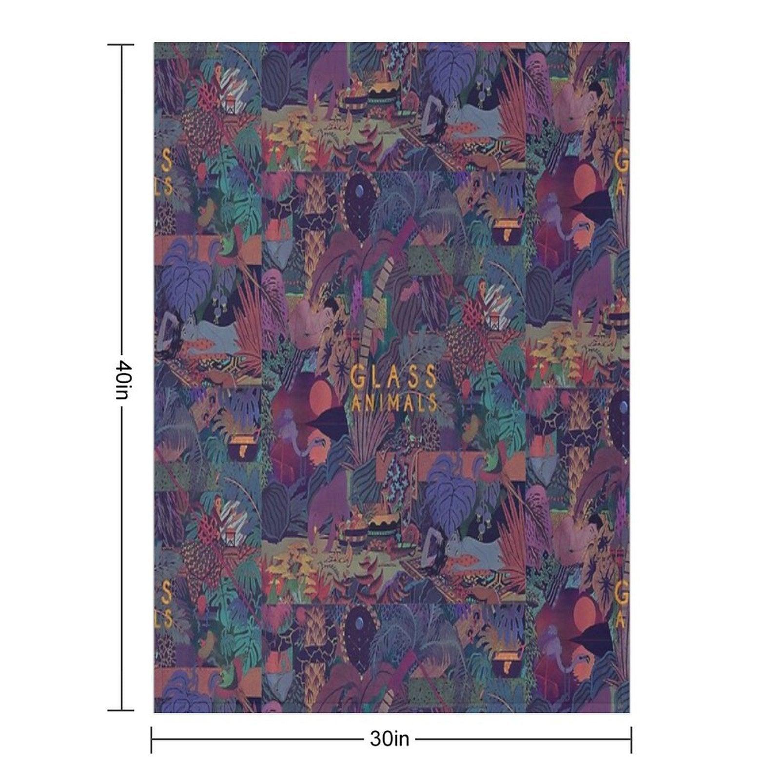 Glass Animals Zaba Throw Blanket