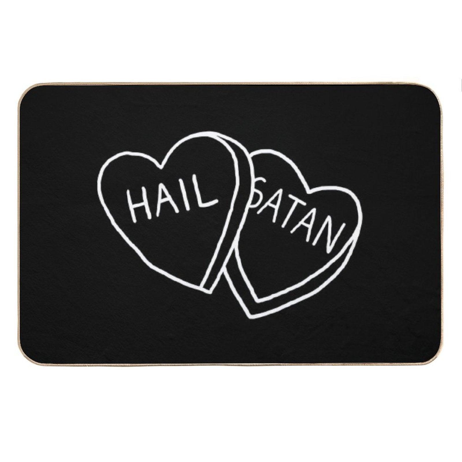 Hail Satan Candy Bath Mat