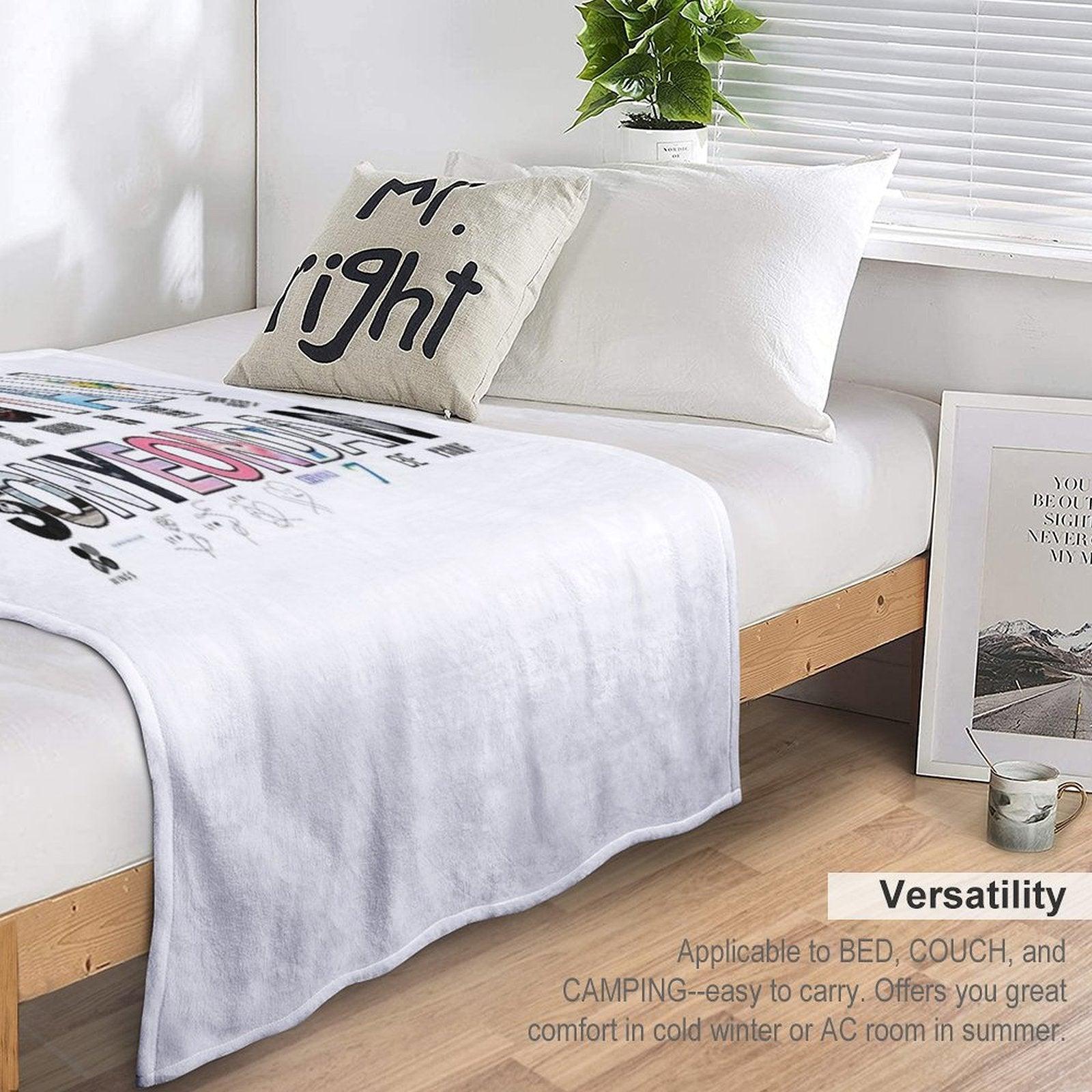 BANGTAN SONYEONDAN BTS Album Cover Design – BTS Discography Fan Art Throw Blanket