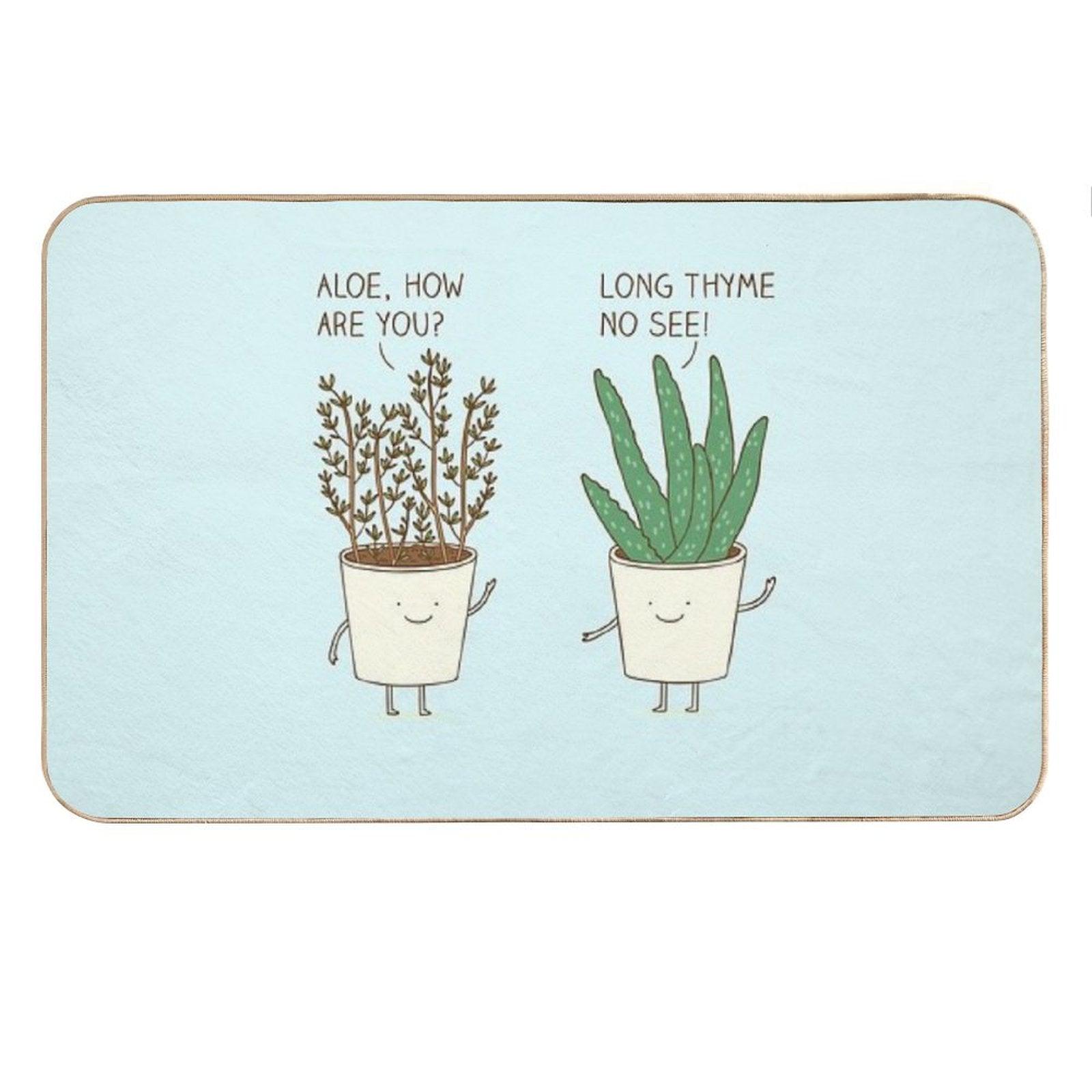 Garden Etiquette Bath Mat
