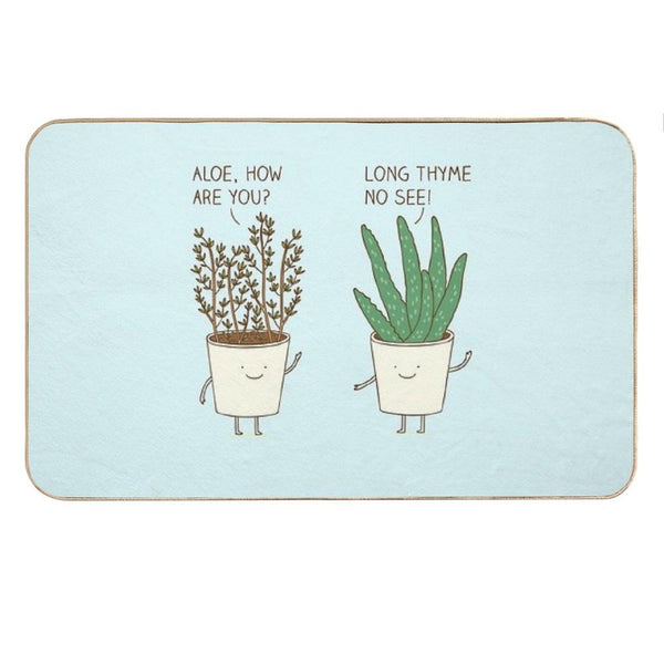 Garden Etiquette Bath Mat