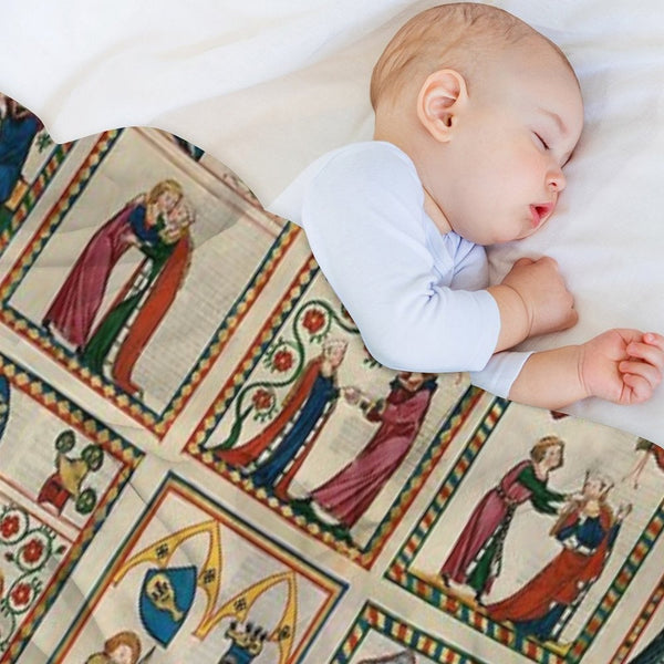 Codex Manesse Durable Throw Blanket
