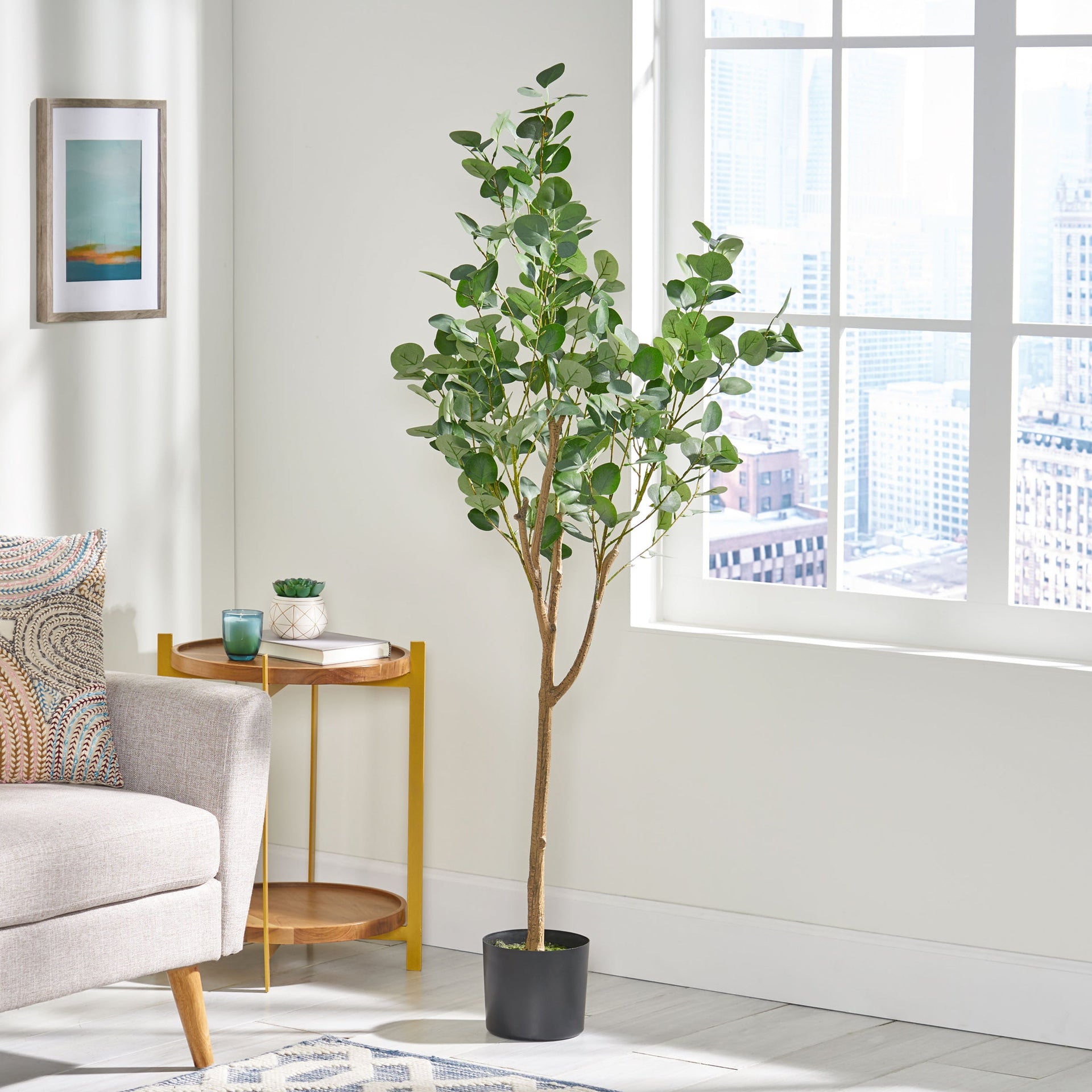 150CM ARTIFICIAL EUCALYPTUS TREE