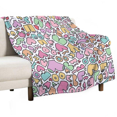 Fun Boobies Throw Blanket