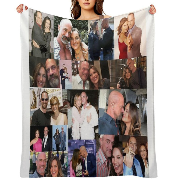 Chris Meloni And Mariska Hargitay Durable Throw Blanket