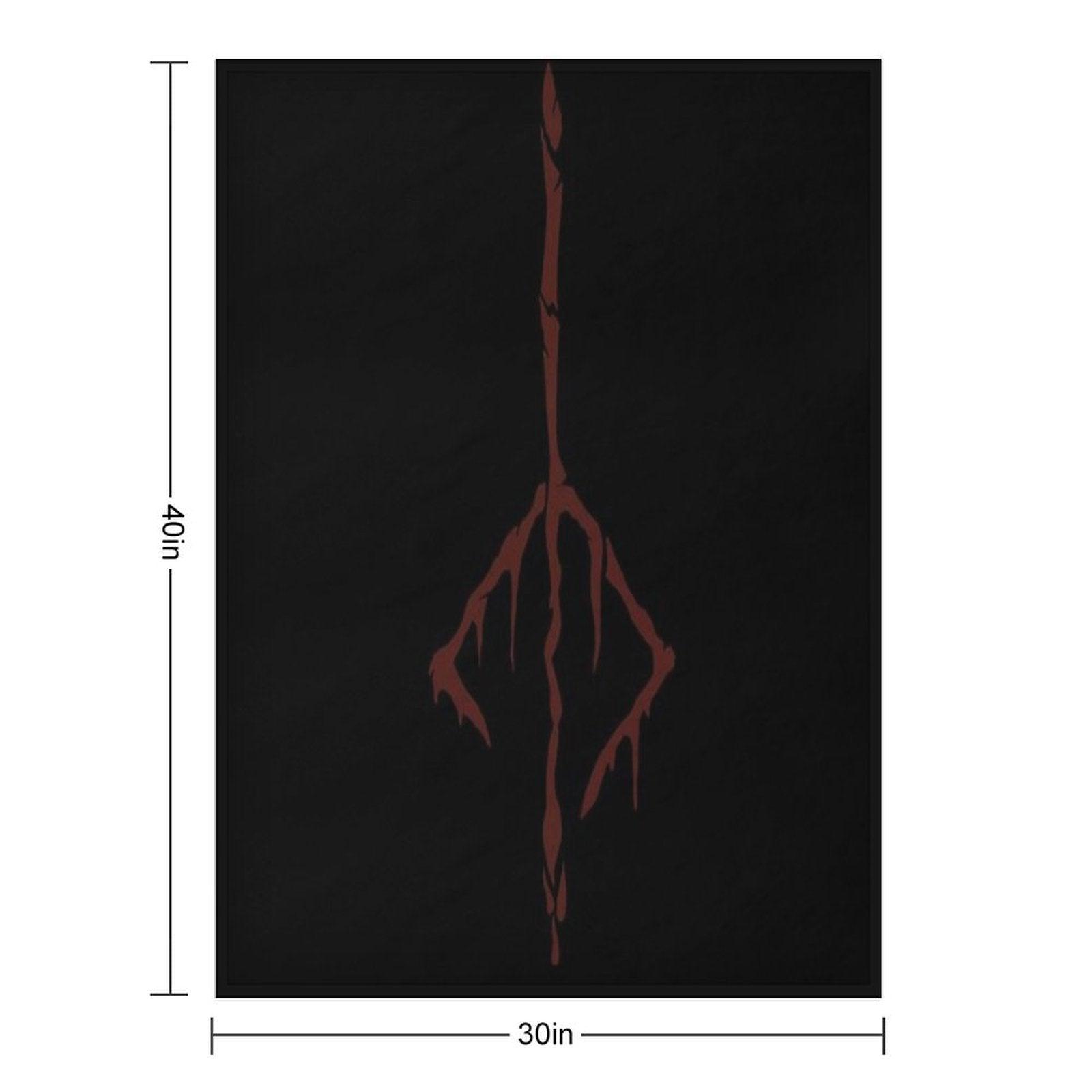 Bloodborne Hunter’s Mark Throw Blanket