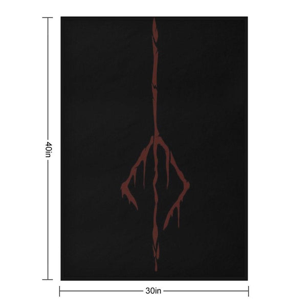 Bloodborne Hunter’s Mark Throw Blanket